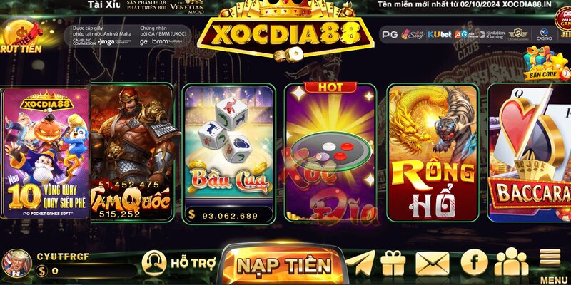 Giới thiệu game bài Baccarat tại Xocdia88 