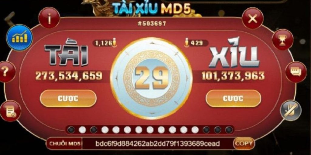 Khám phá ngay game Tài Xỉu MD5 Xocdia88